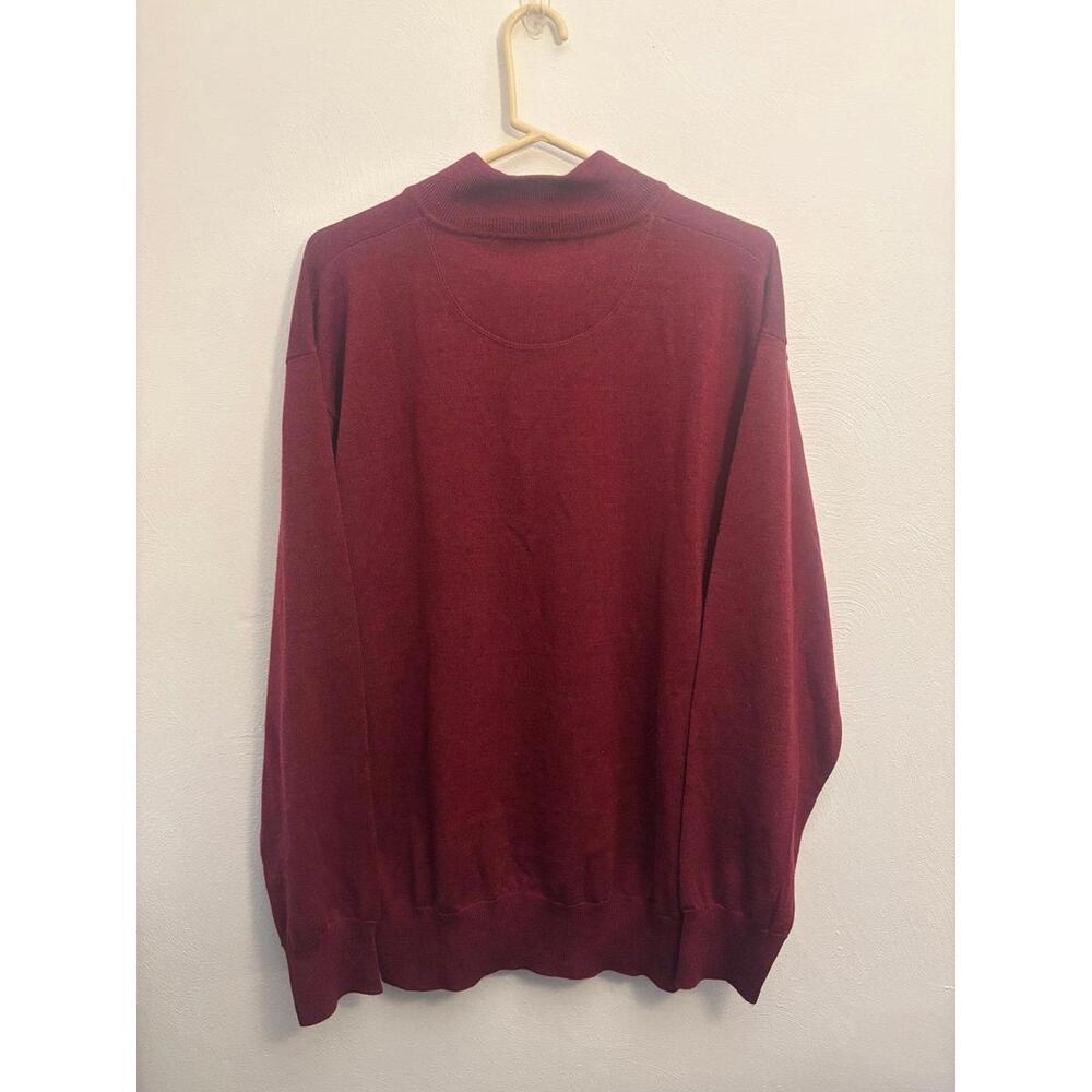 Orvis Quarter Zip 100% Merino Wool Sweater Size XL - Picture 2 of 7
